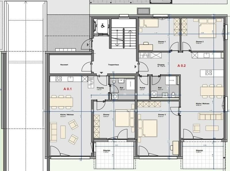 Grundrissplan