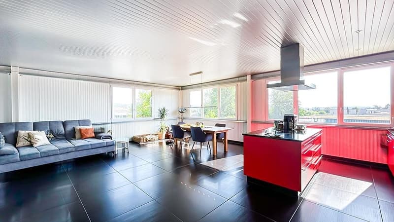 Grosszügige 4.5 Zimmer Wohnung inkl. Doppelgarage mit viel Privatsphäre und Dachterrasse (2)