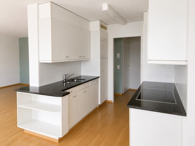 Appartement attrayant de 4½ pièces avec deux balcons, place de parking (2)