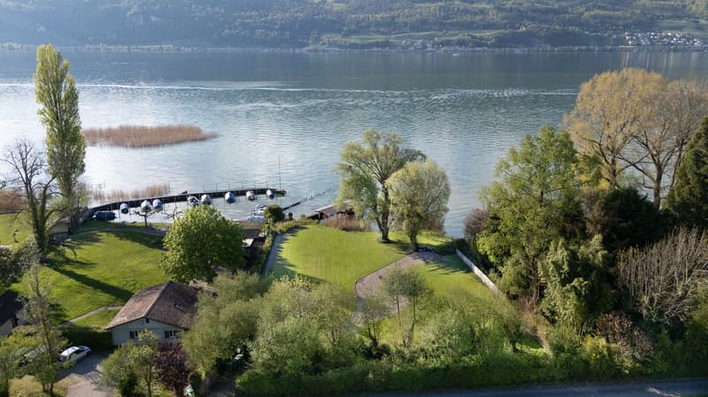 Terreno edificabile esclusivo sul lago di Bienne con capanno per barche (7)