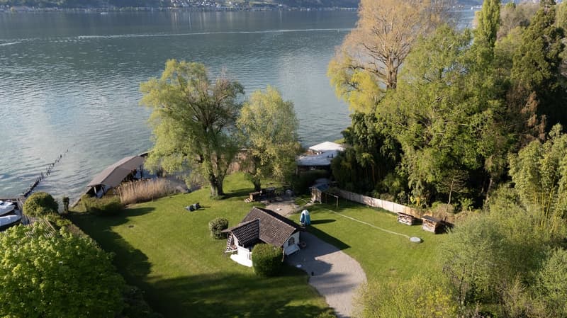 Terreno edificabile esclusivo sul lago di Bienne con capanno per barche (2)