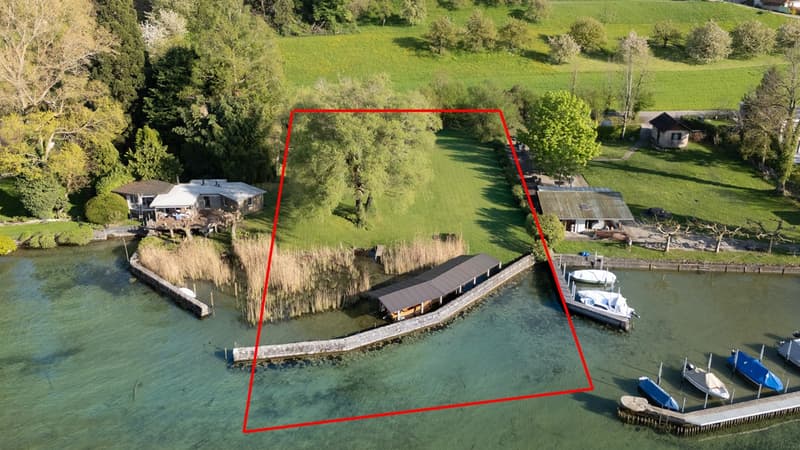 Exklusives Bauland am Bielersee mit Fischerbootshaus (1)