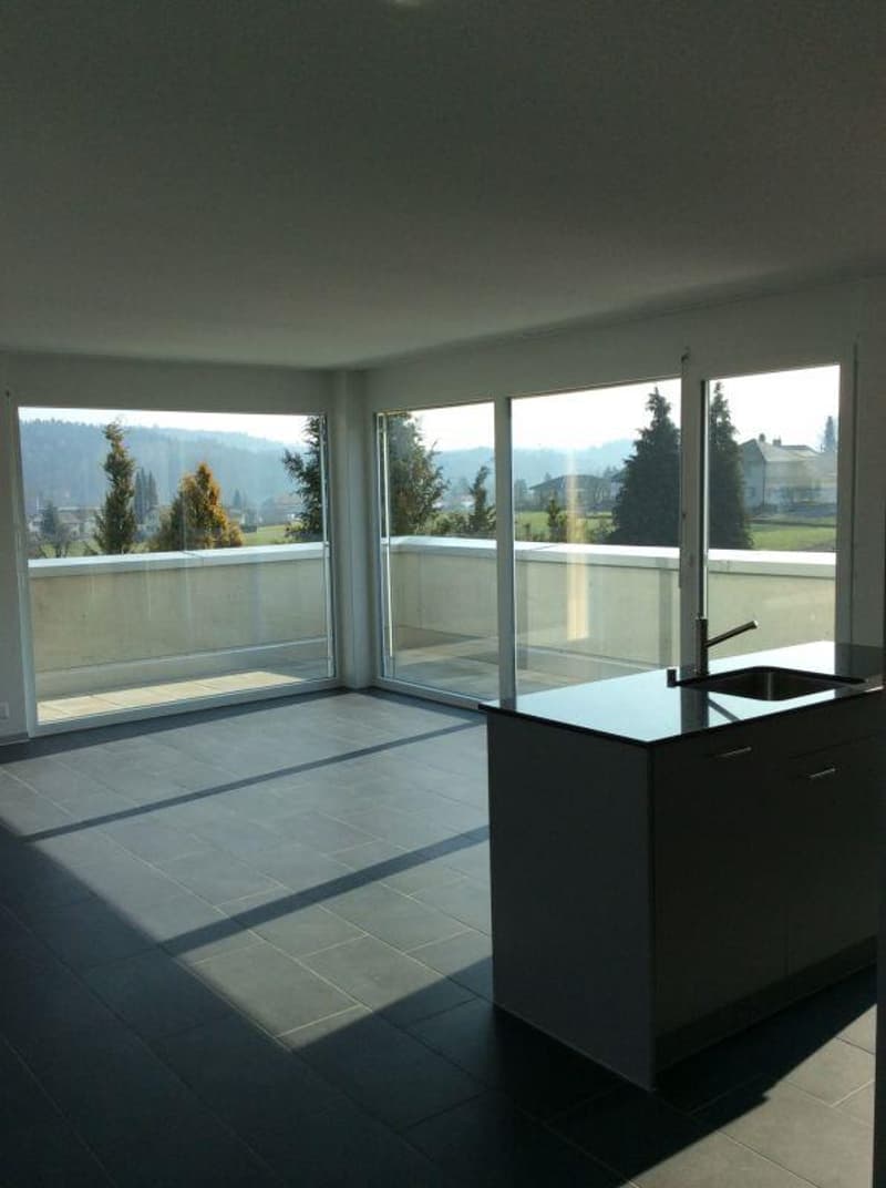 Beispiel Wohnzimmer mit Küche