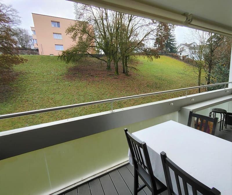 Balkon mit Aussicht