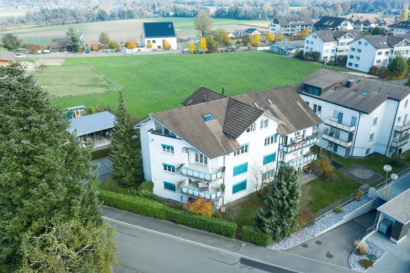 Helle 4.5-Zimmer-Wohnung mit Balkon und schöner Aussicht in Fischbach-Göslikon (1)