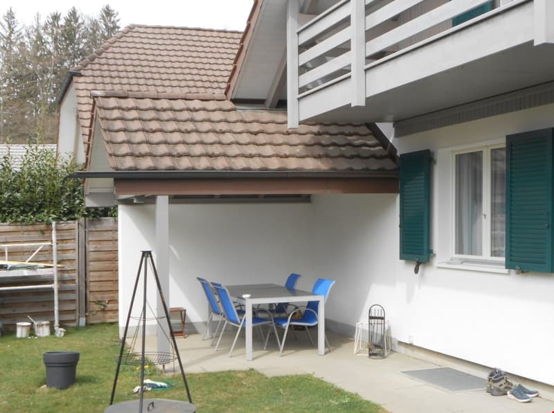 gedeckter Sitzplatz