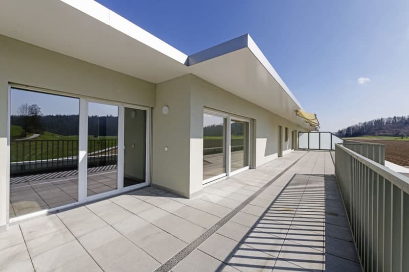 Attic apartment with 90 m2 terrace and castle view (11)
