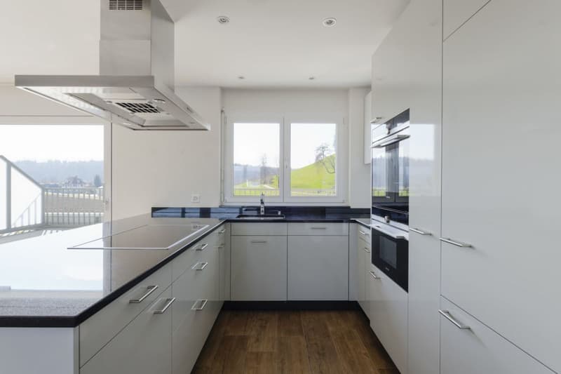 Attic apartment with 90 m2 terrace and castle view (9)