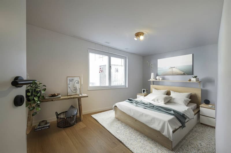 Moderne 3.5 Zimmer Wohnung mit grossem Balkon in Künten (6)