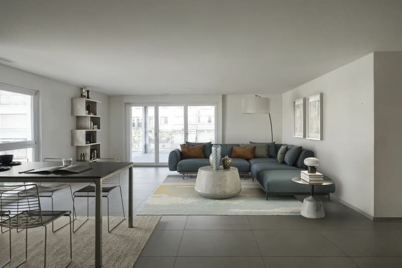 Moderne 3.5 Zimmer Wohnung mit grossem Balkon in Künten (1)
