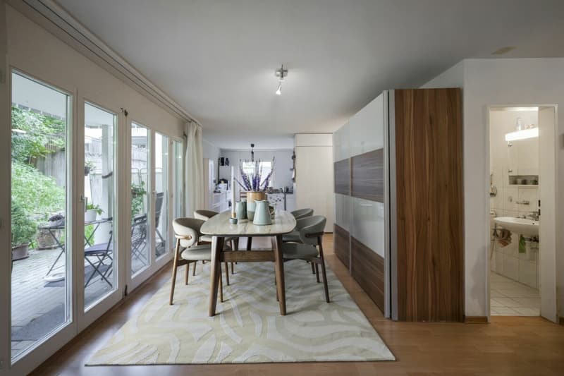 3.5 Room Garden Apartment in Tägerig (1)