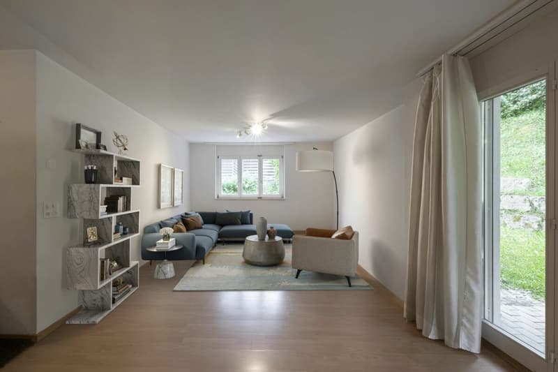 3.5 Room Garden Apartment in Tägerig (4)