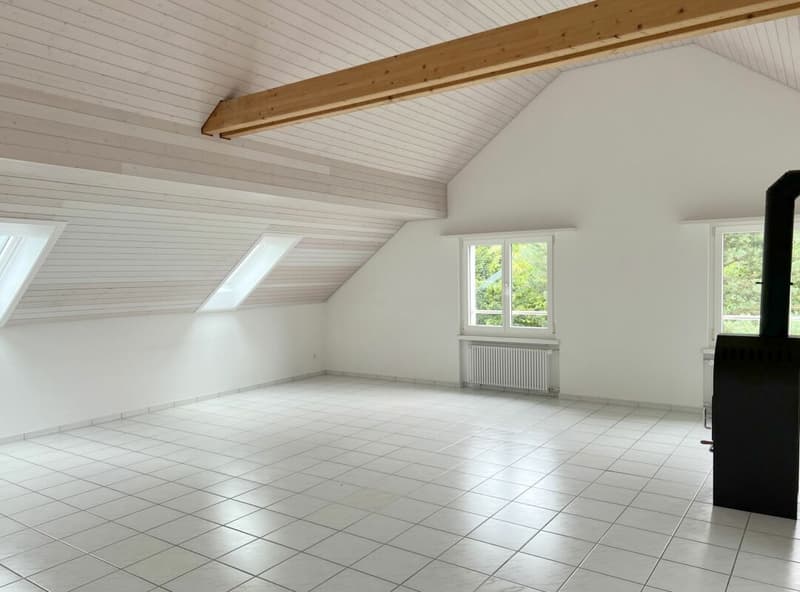 Schöne und gepflegte 4.5 Zimmer Dachwohnung mit Gartensitzplatz (2)