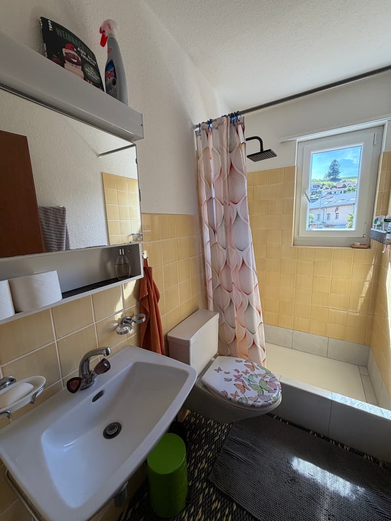 Badezimmer mit Dusche