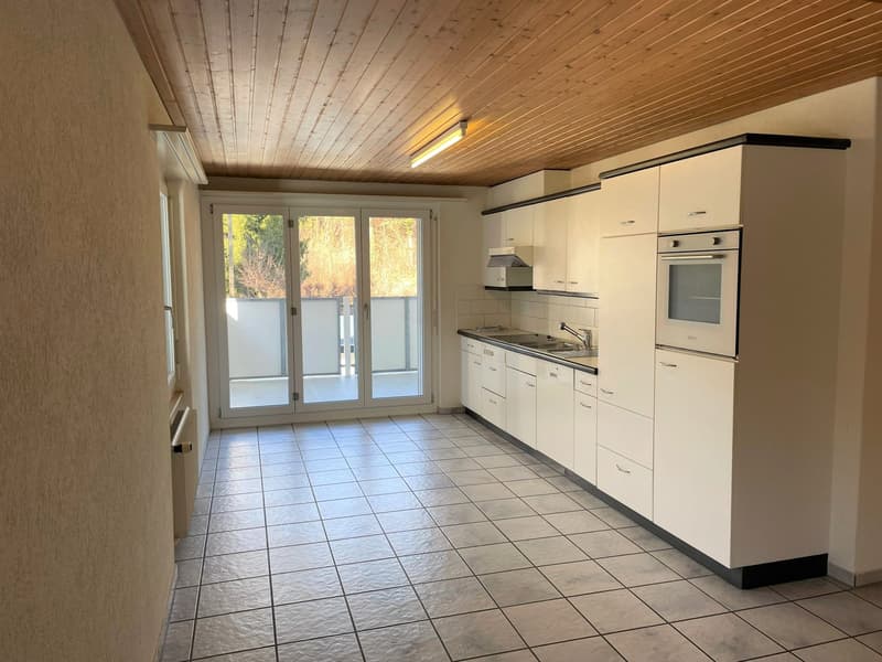 schöne 3-Zimmer-Wohnen im Grünen mit Pool und grossem Garten in Gümmenen (1)