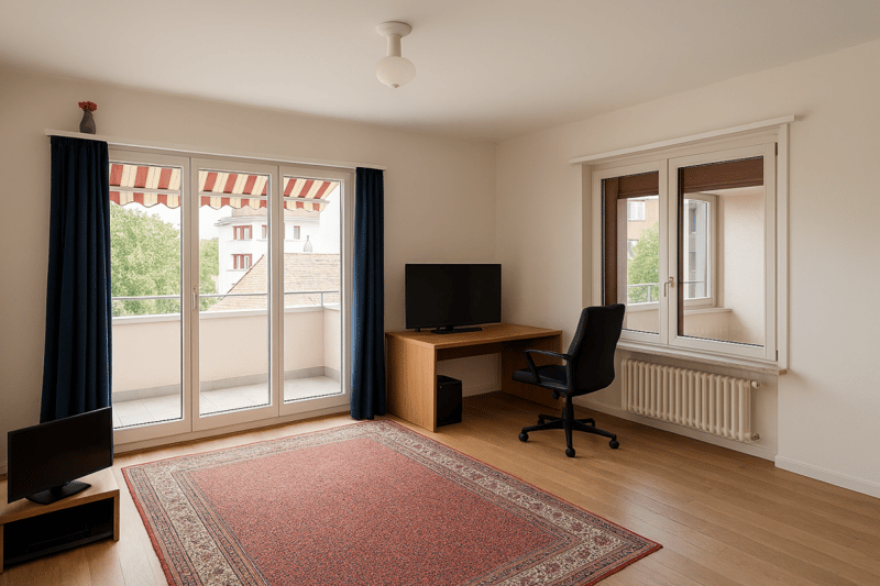 Appartement confortable 3 pièces à la périphérie de la ville (3)