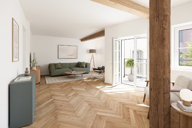 Appartement spacieux dans la vieille ville de Zofingen (2e étage) (3)