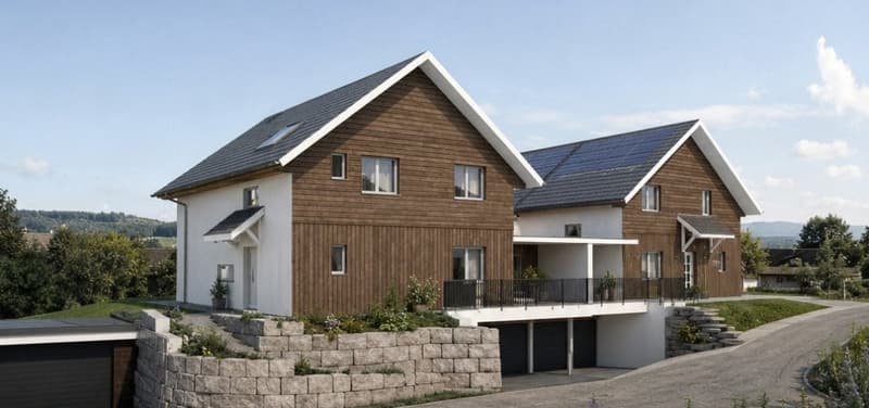 DAS SUCHEN HAT EIN ENDE. Neues, freistehendes 5 ½ -Zimmer-Einfamilienhaus (2)