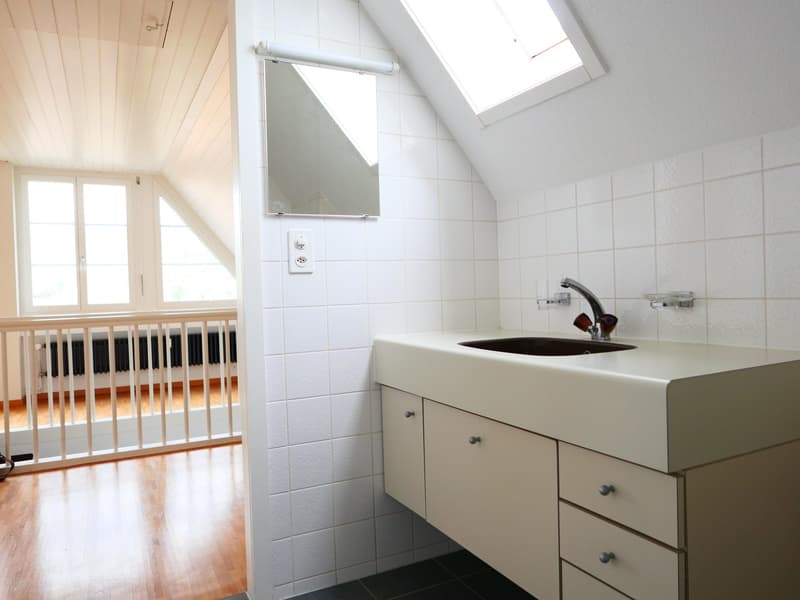 Bureau/atelier original avec une vue magnifique dans une maison de 2 familles attrayante au centre du village (4)