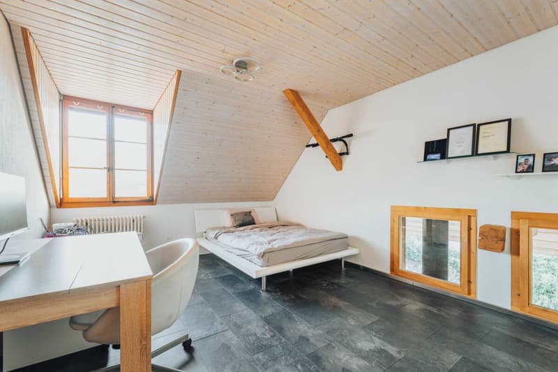 Partie de maison élégante avec un haut niveau de construction et grand jardin (16)