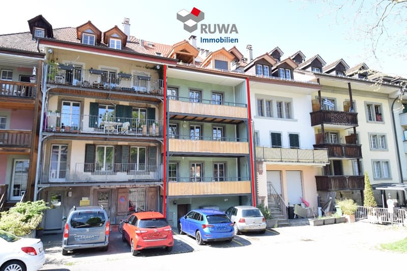 Grosszügige Altstadt-Dachwohnung auf drei Wohnebenen mit Loggia und Schlossblick (10)