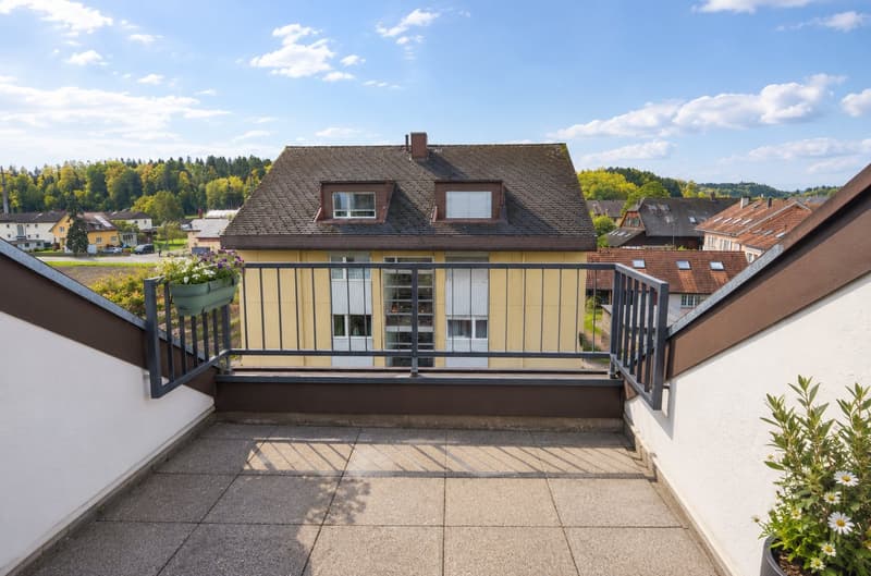 Preiswerte Dachwohnung mit Terrasse (1)