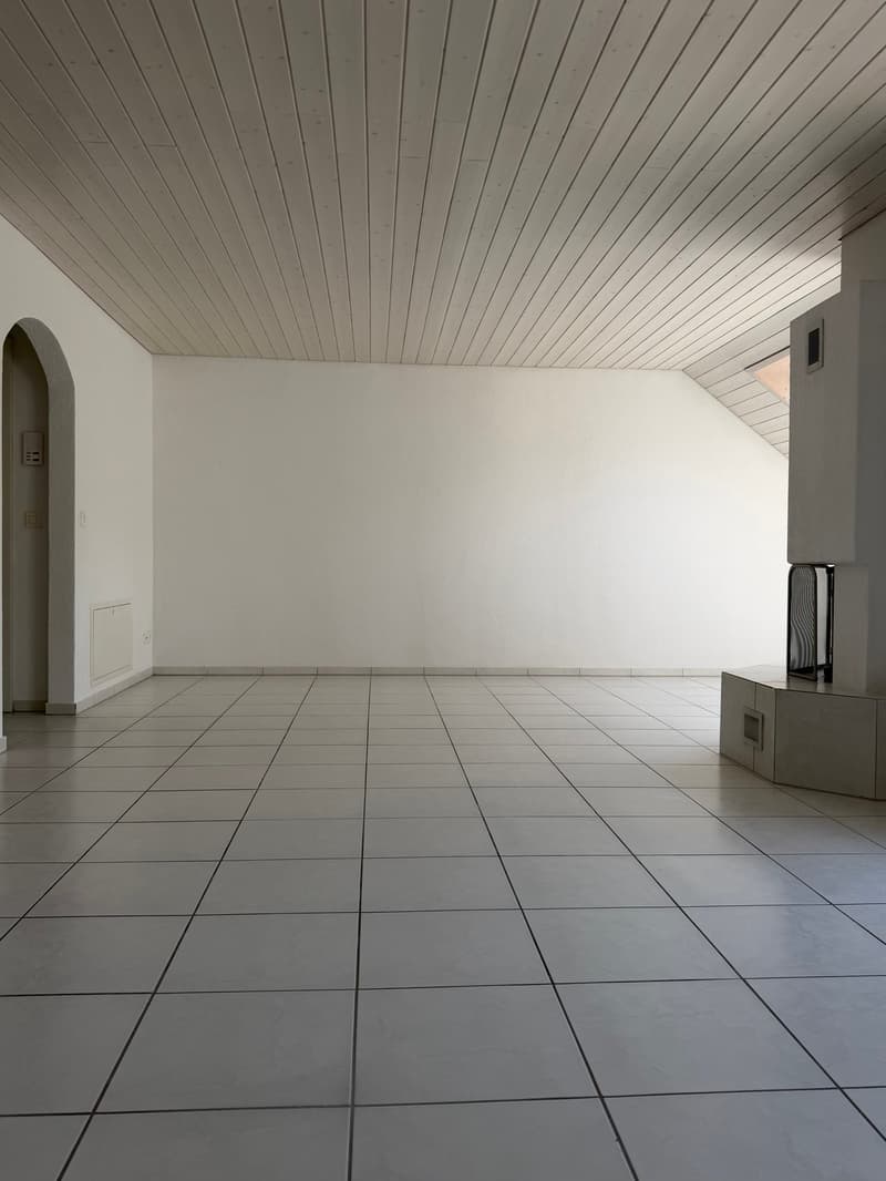Charming 3.5-room attic apartment with fireplace and balcony (5)