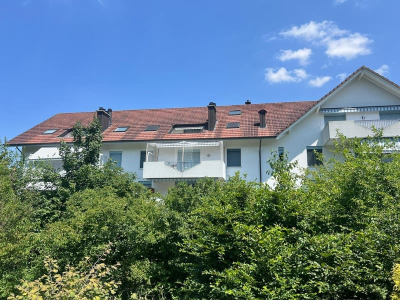 Charming 3.5-room attic apartment with fireplace and balcony (1)