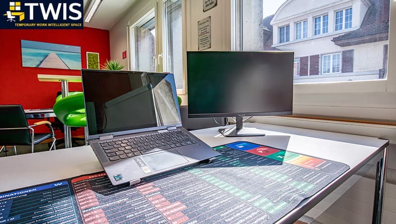 Ruhiger Büroplatz für 1–2 Personen – flexibel buchbar (Tag/Woche/Monat) (5)