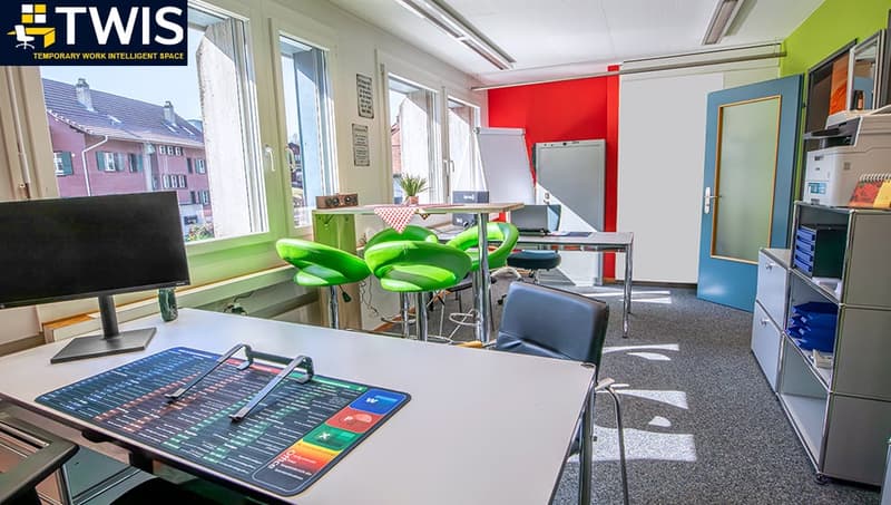 Ruhiger Büroplatz für 1–2 Personen – flexibel buchbar (Tag/Woche/Monat) (4)