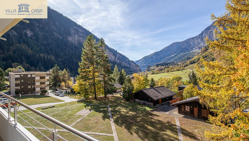 Charmante 3-Zimmer-Ferienwohnung mit Panoramablick in Leukerbad (3)
