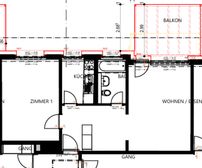 Helle 2.5-Zimmer-Wohnung mit Balkon in Rothrist (7)