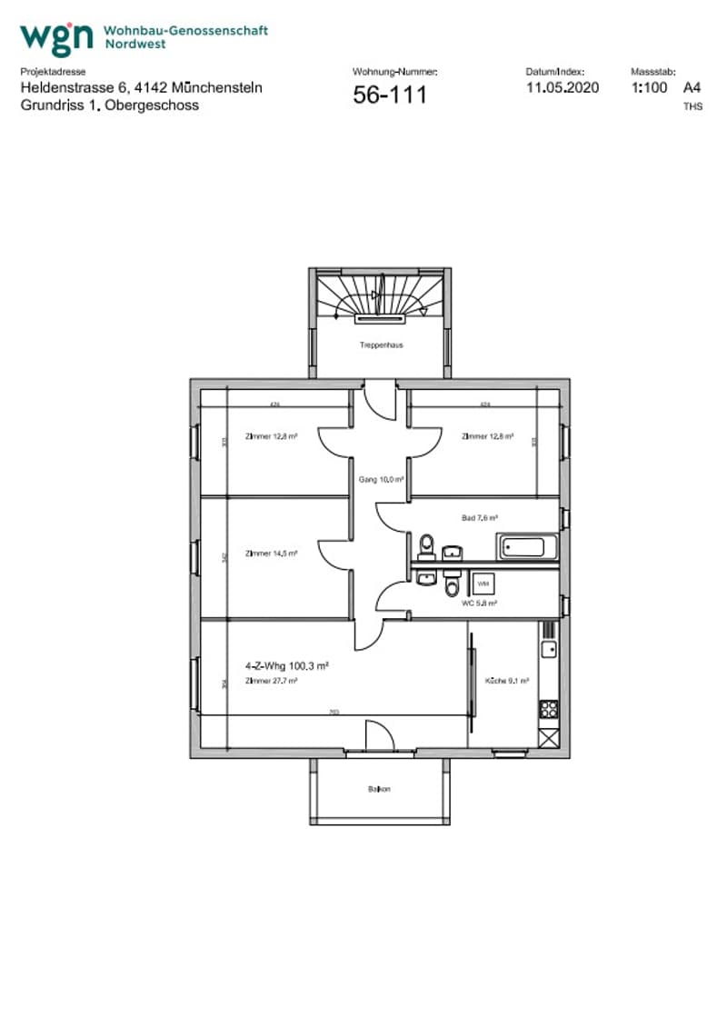 Grundrissplan HS