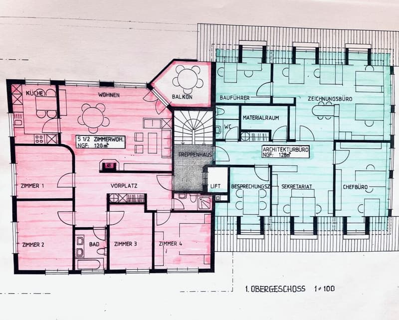 5.5 Zimmerwohnung im 1. Obergeschoss (12)