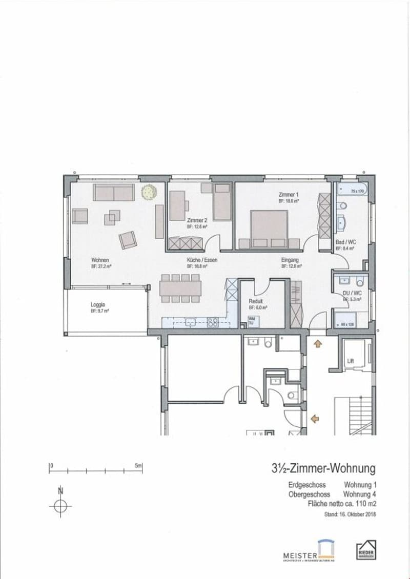 Topmoderne 3 1/2-Zimmerwohnung (9)