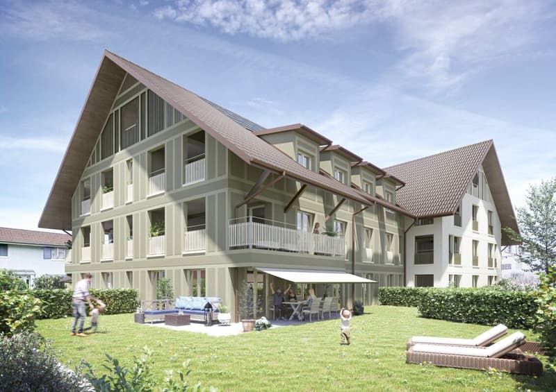 New building Madiswil: 4.5-room owner-occupied apartment with spacious garden (1)