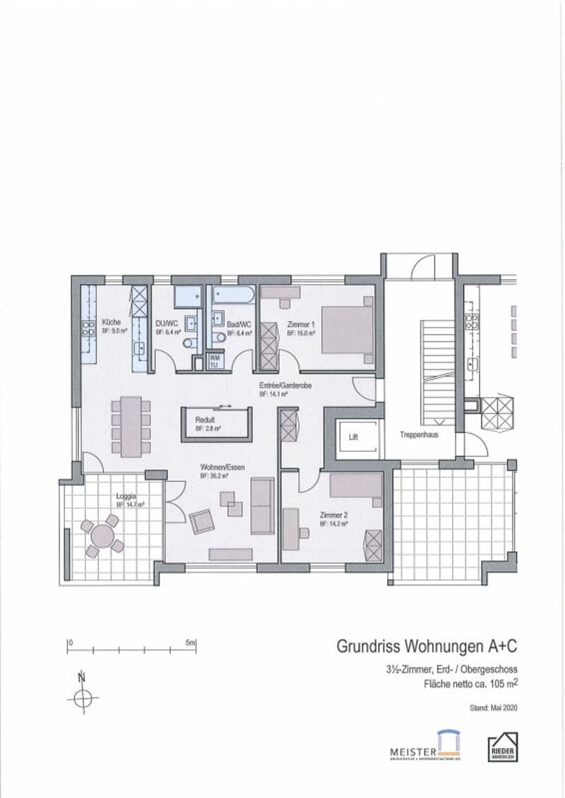 3 1/2-Zimmerwohnungen im Erdgeschoss (10)
