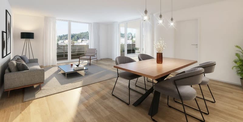 4.5 Zimmerwohnung im Erdgeschoss (2)