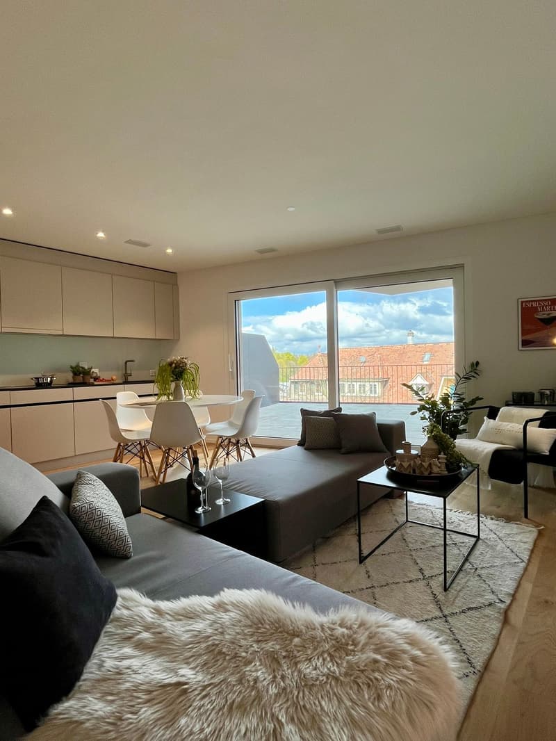 Neubau (2025): 5.5 Zimmer Maisonette - Wohnung mit grosser Terrasse und Aussicht auf Basel (4)
