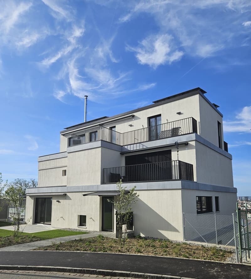 Neubau (2025): 5.5 Zimmer Maisonette - Wohnung mit grosser Terrasse und Aussicht auf Basel (2)