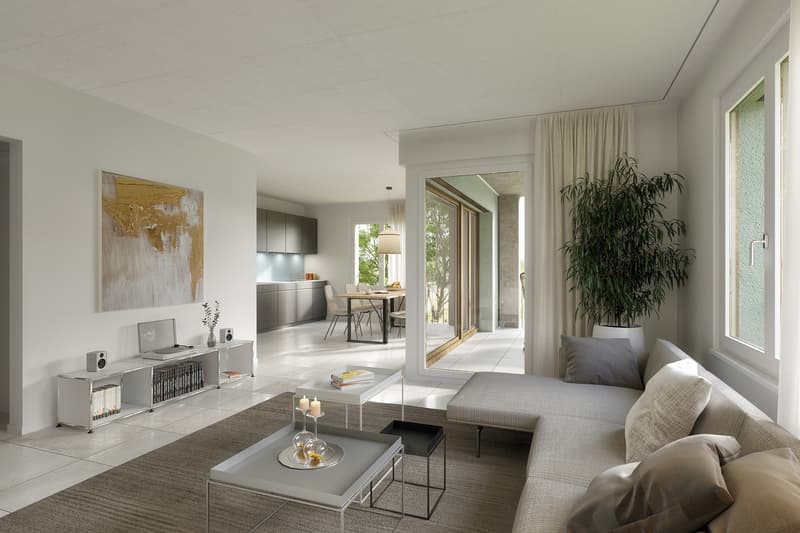 Visualisierung/Referenzbild Innenansicht Wohnung A1.2