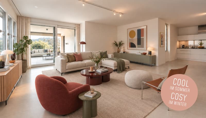Visualisierung Wohnzimmer