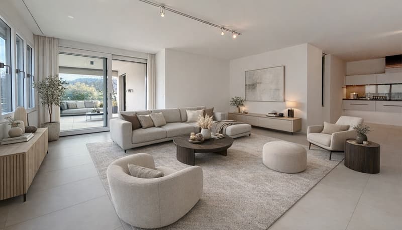 Visualisierung Wohnzimmer