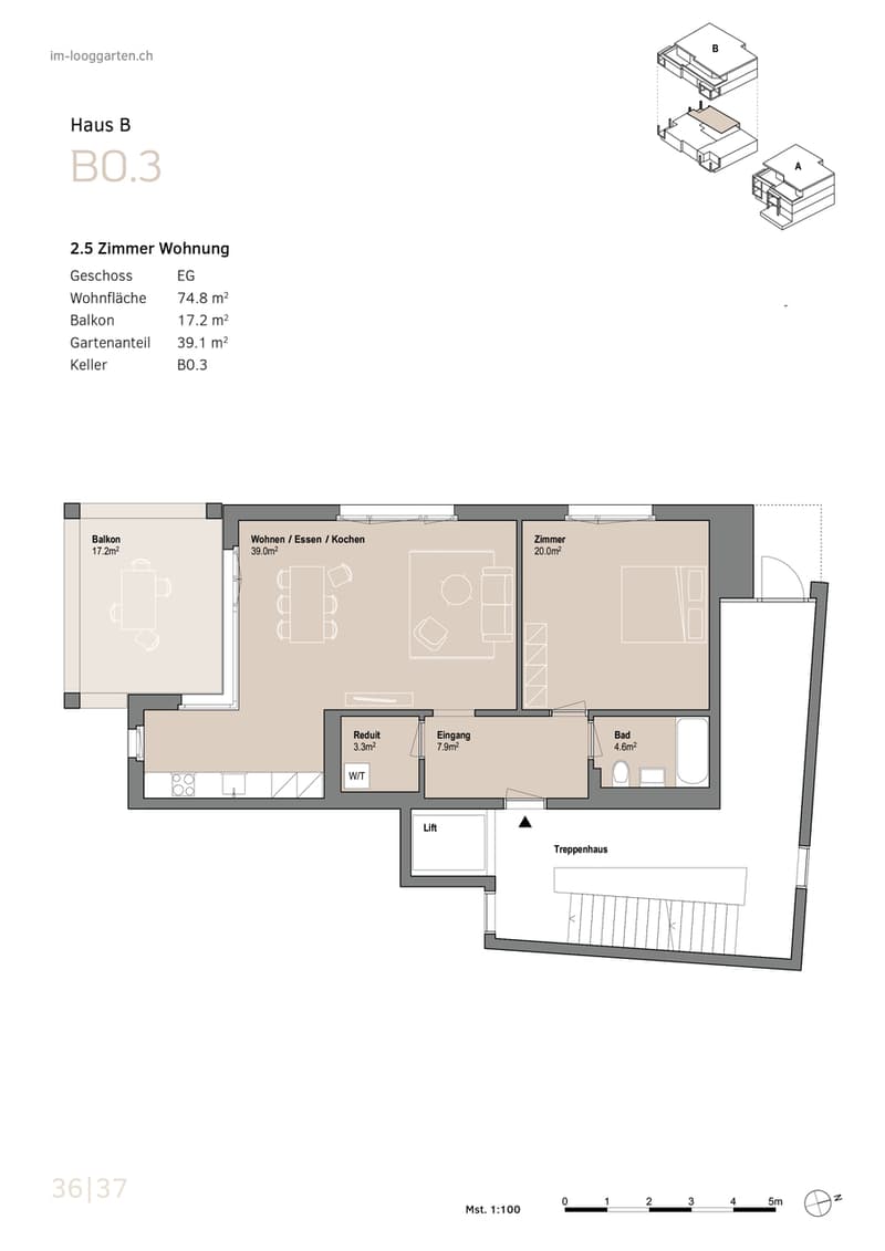 Grundriss Wohnung B0.3