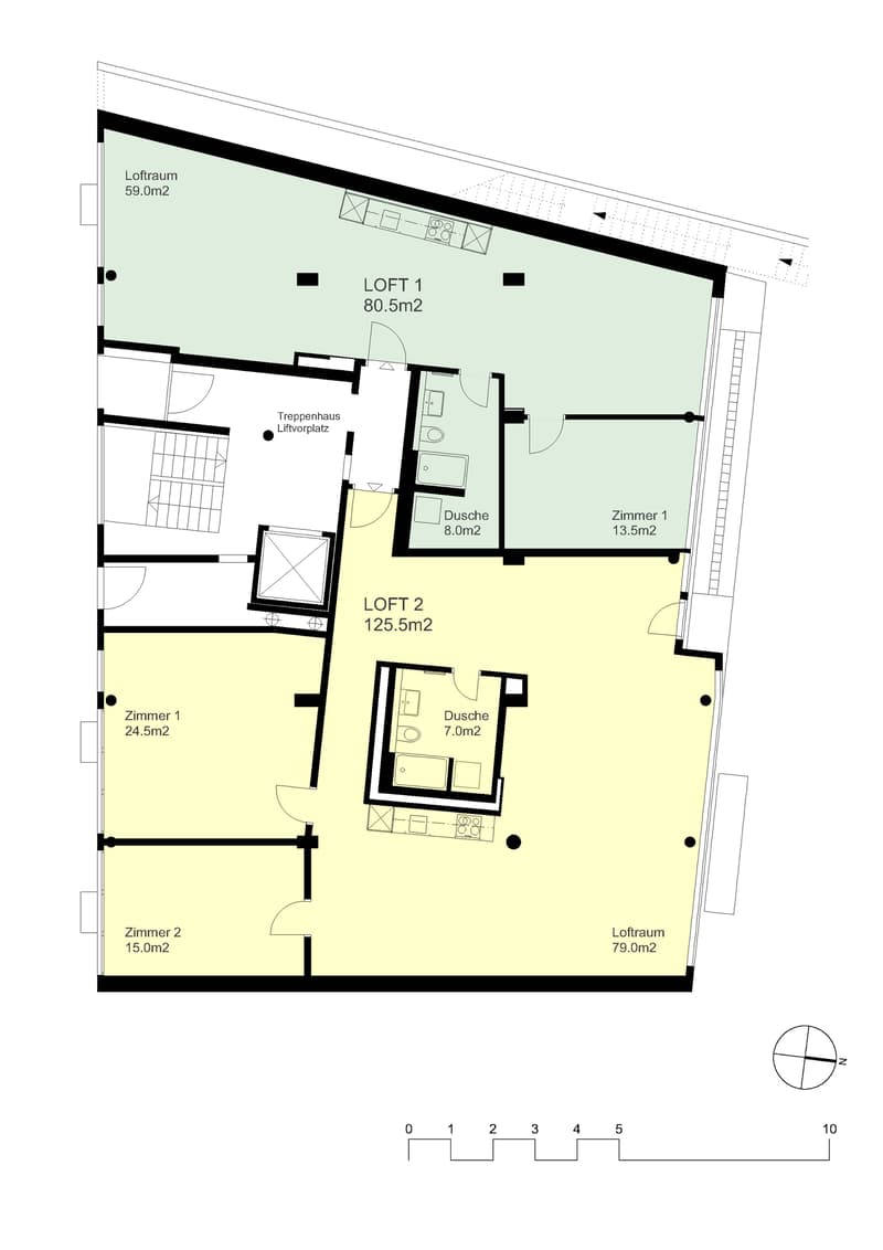 Moderne, grosse 4.5- Zimmerwohnung nähe Morgartenring (7)
