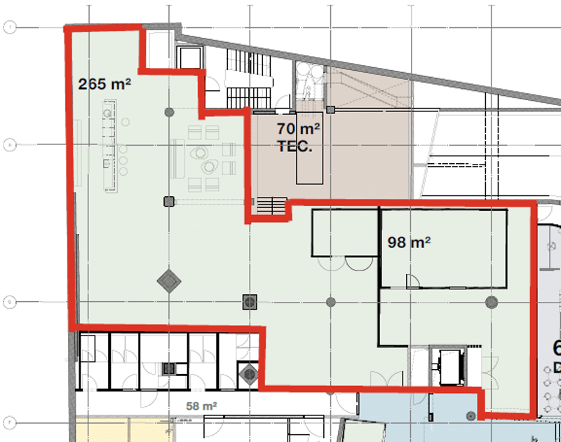 2 bedrooms, living room, kitchen, technical room, balcony