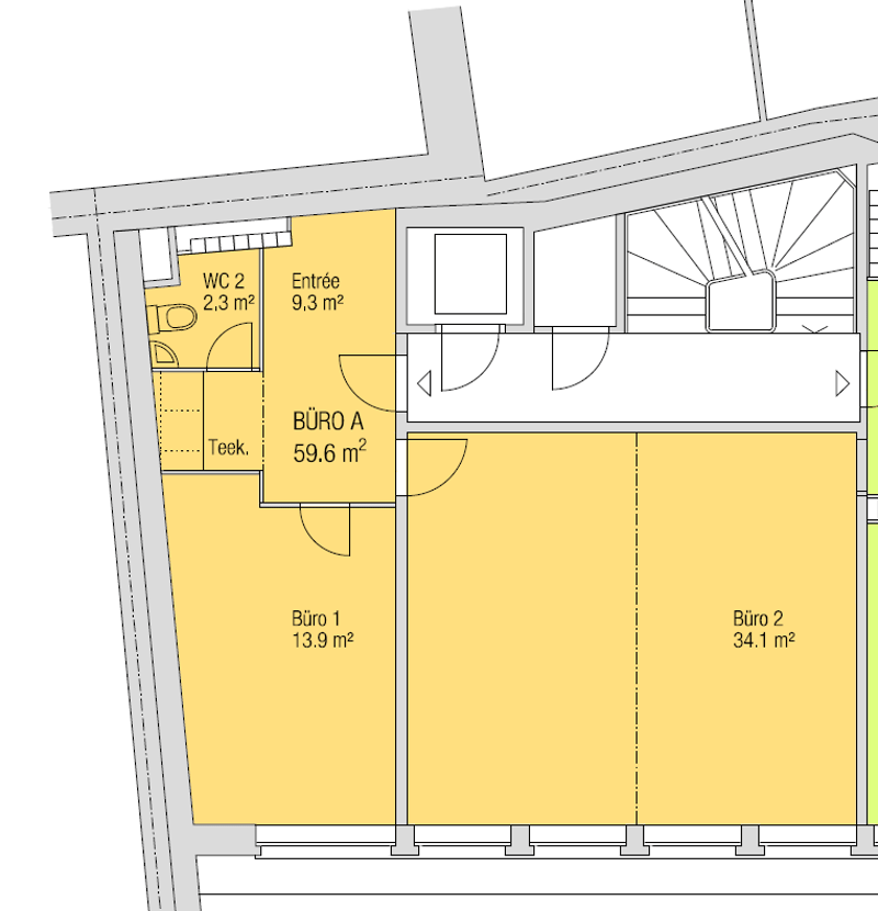 Attractive office or practice space for rent in a central location in Basel's city center (2)