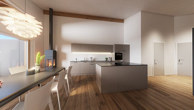 4.5 room attic apartment in Gunten (Sigriswil) (3)