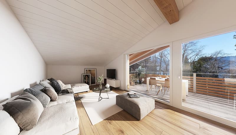4.5 room attic apartment in Gunten (Sigriswil) (2)
