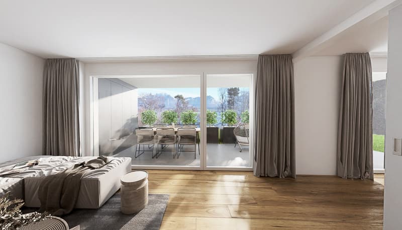 Neubau 3.5 Zimmer-Wohnung EG in Gunten (2)